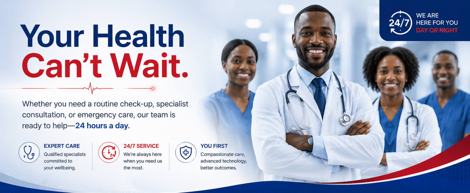 your health cant wait